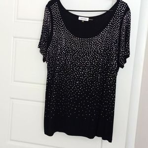 Calvin Klein Black XL Ladies Top